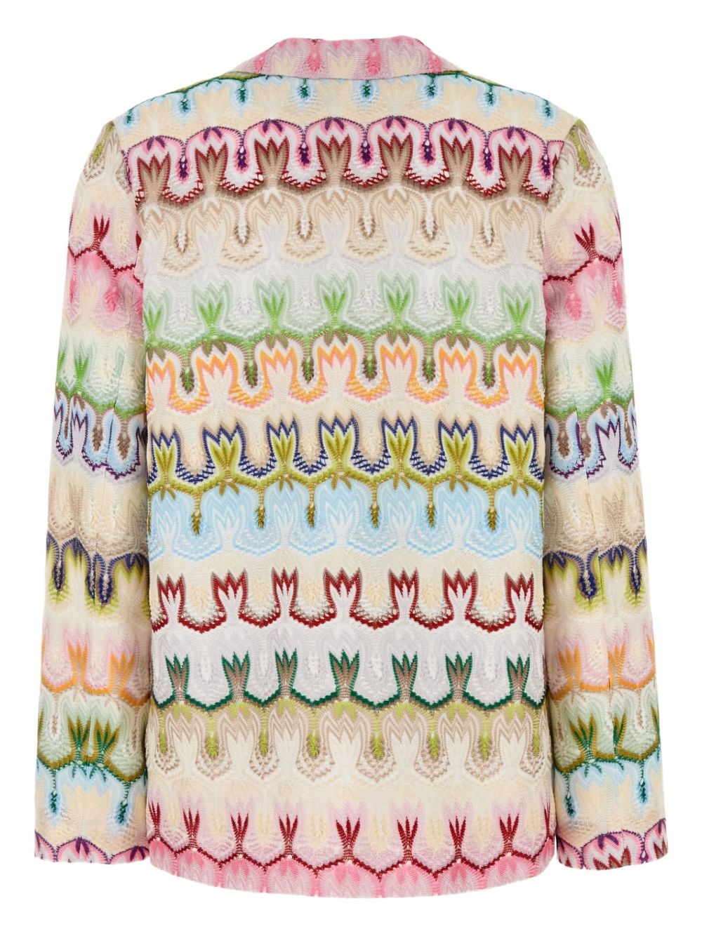 embroidered blazer - 2