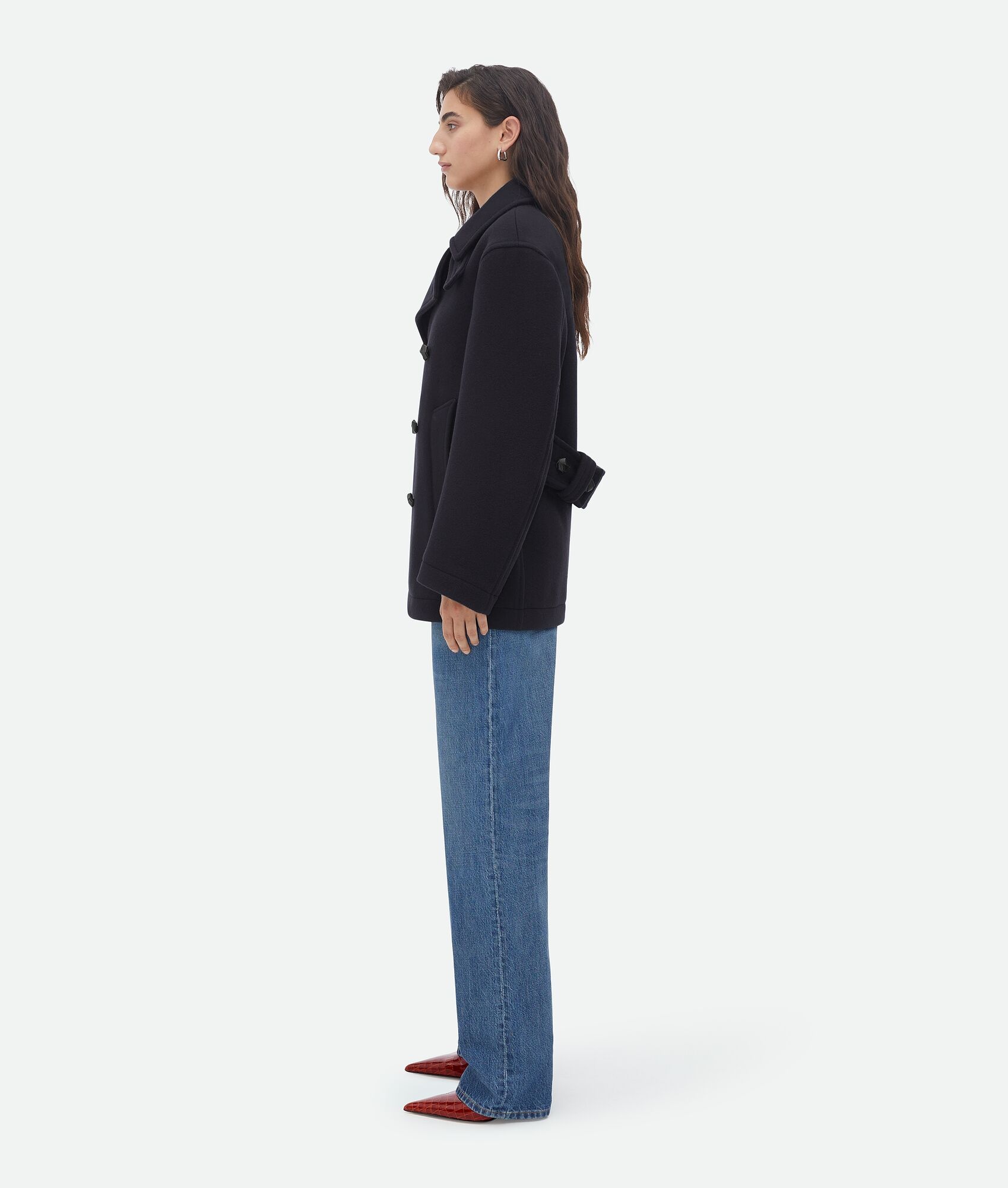 Wool And Cashmere Peacoat - 2