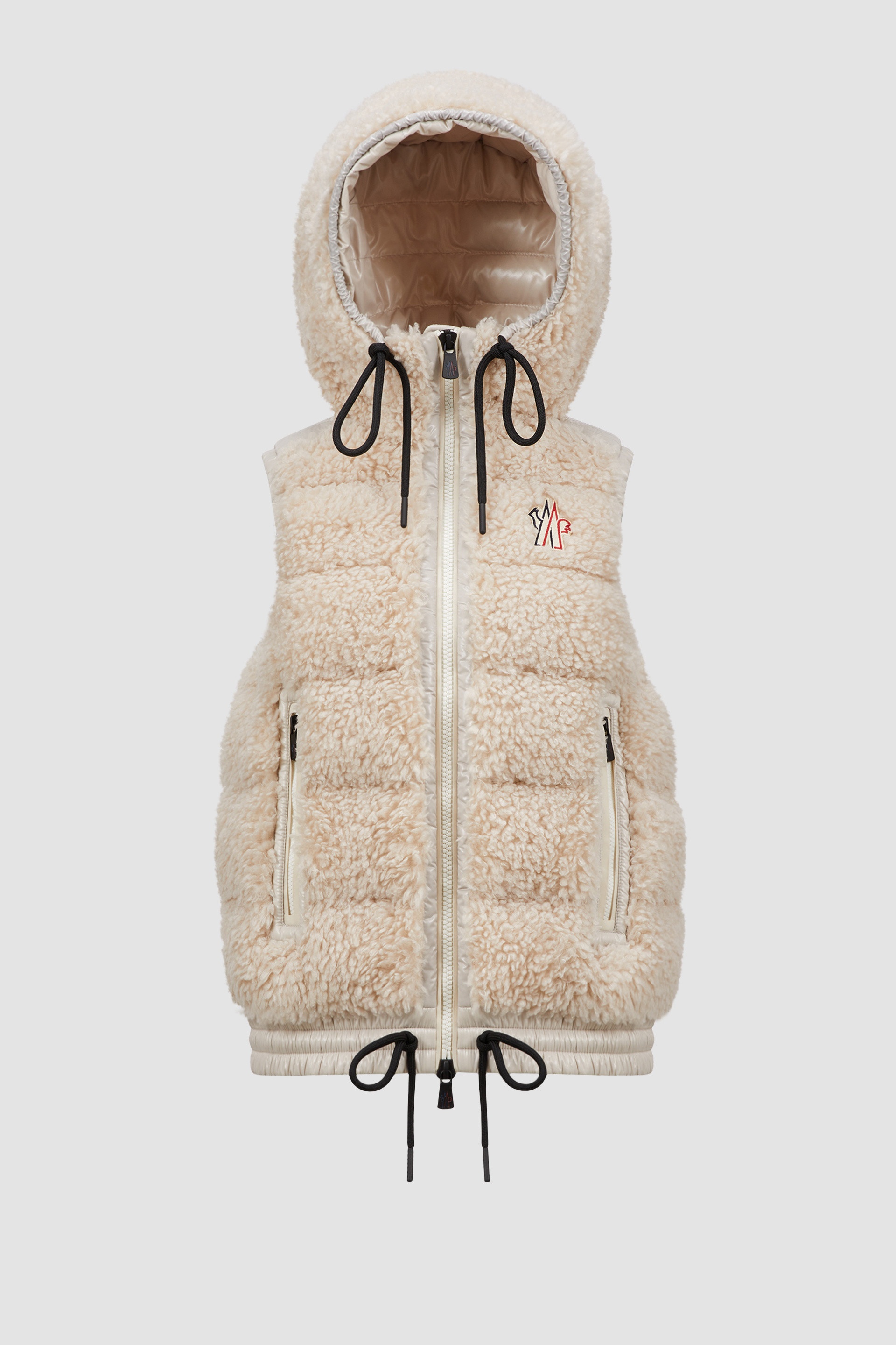 Padded Teddy Zip-Up Vest - 1