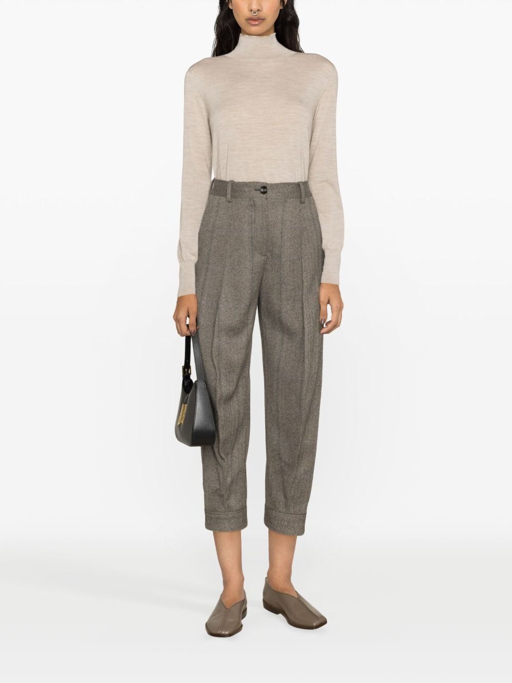 Aniston cashmere high-waisted trousers - 2