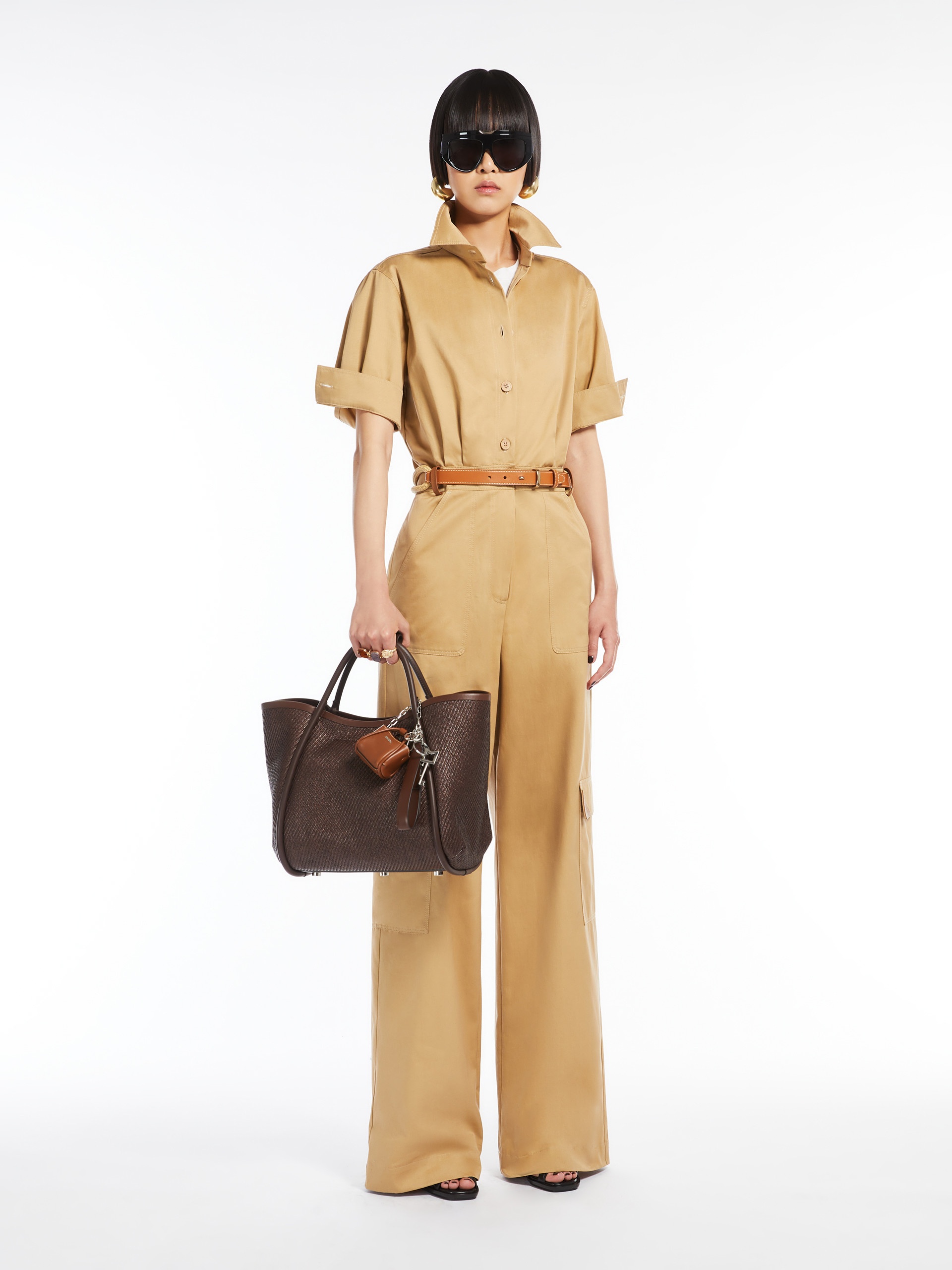 SUMMERMARINES Small raffia-look fabric Marine bag - 7