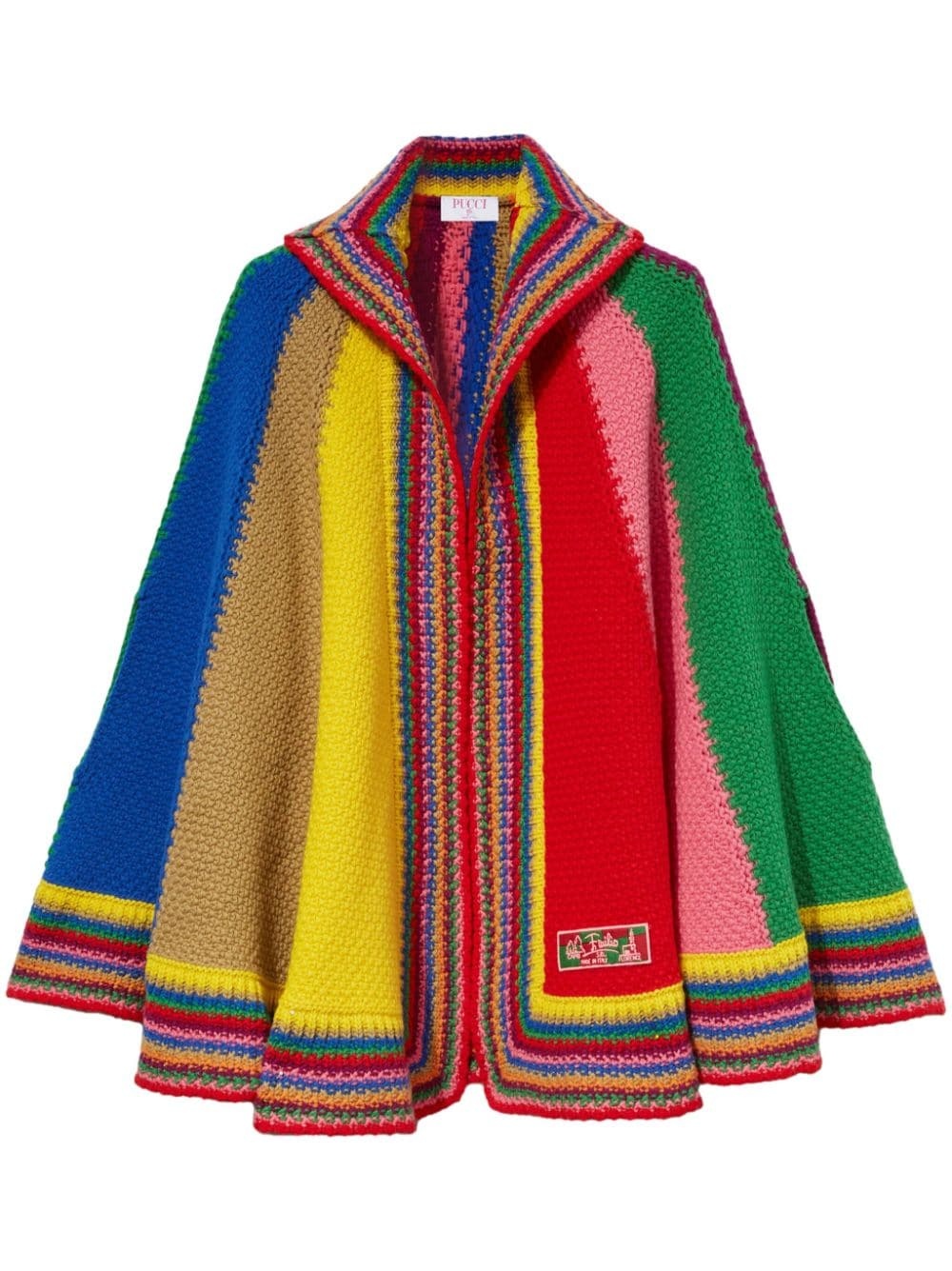 colourblock cape - 1