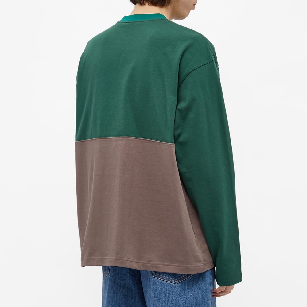 Brain Dead Embroidered Colour Block Football Tee - 4