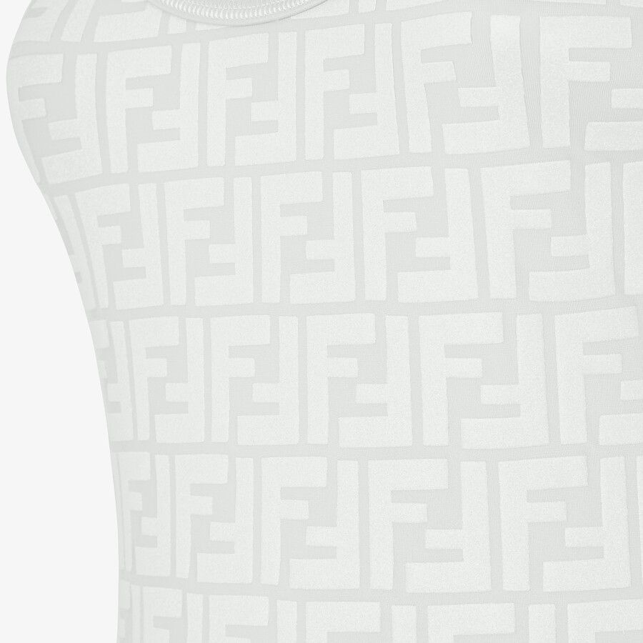 White LYCRA® swimsuit - 3