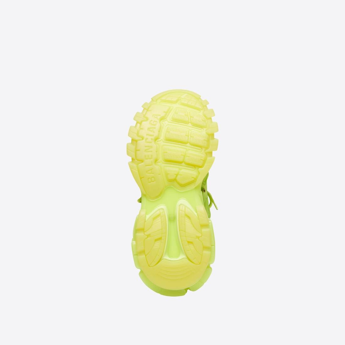 Men's Track Sneaker Clear Sole in Yellow - 7