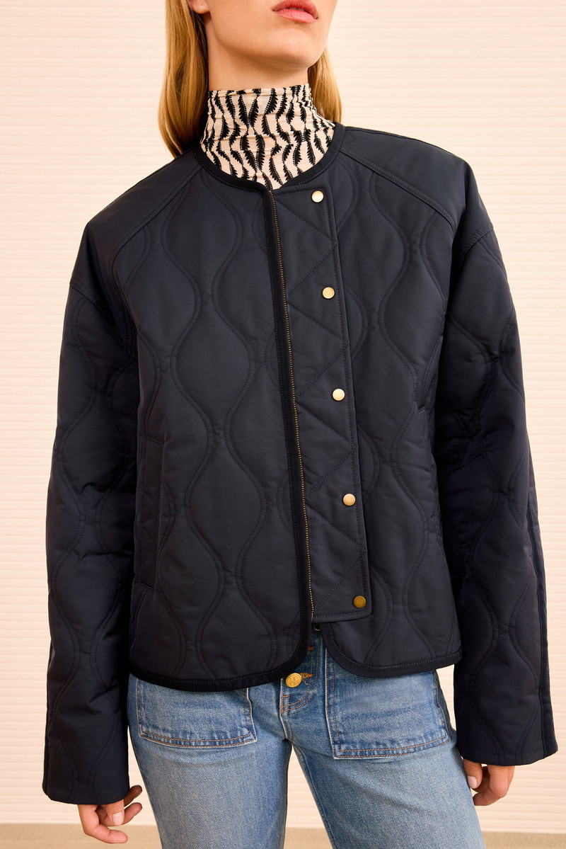 ULLA JOHNSON Malone Quilted Jacket outlook