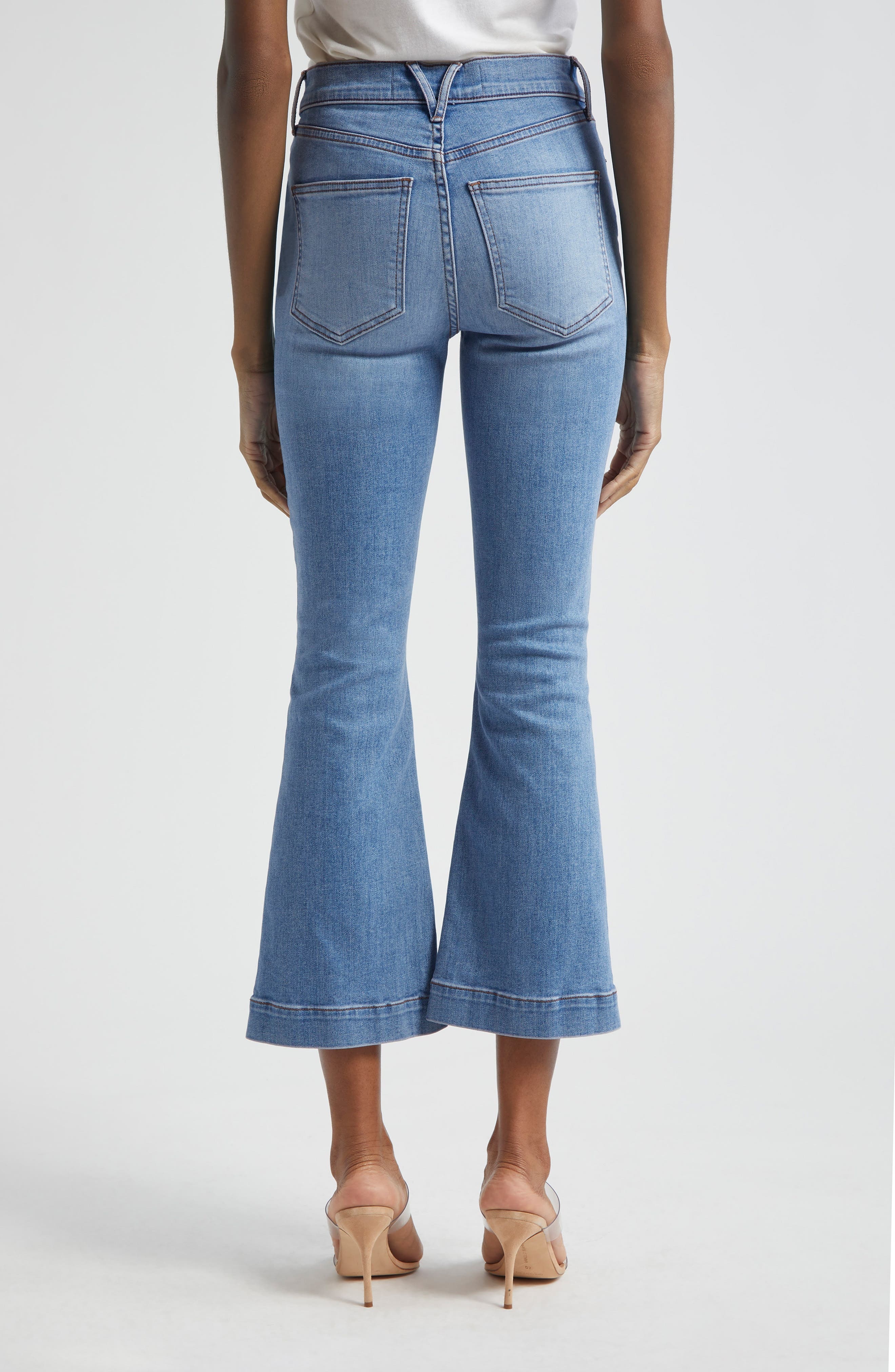 Carson High Waist Ankle Flare Jeans - 3
