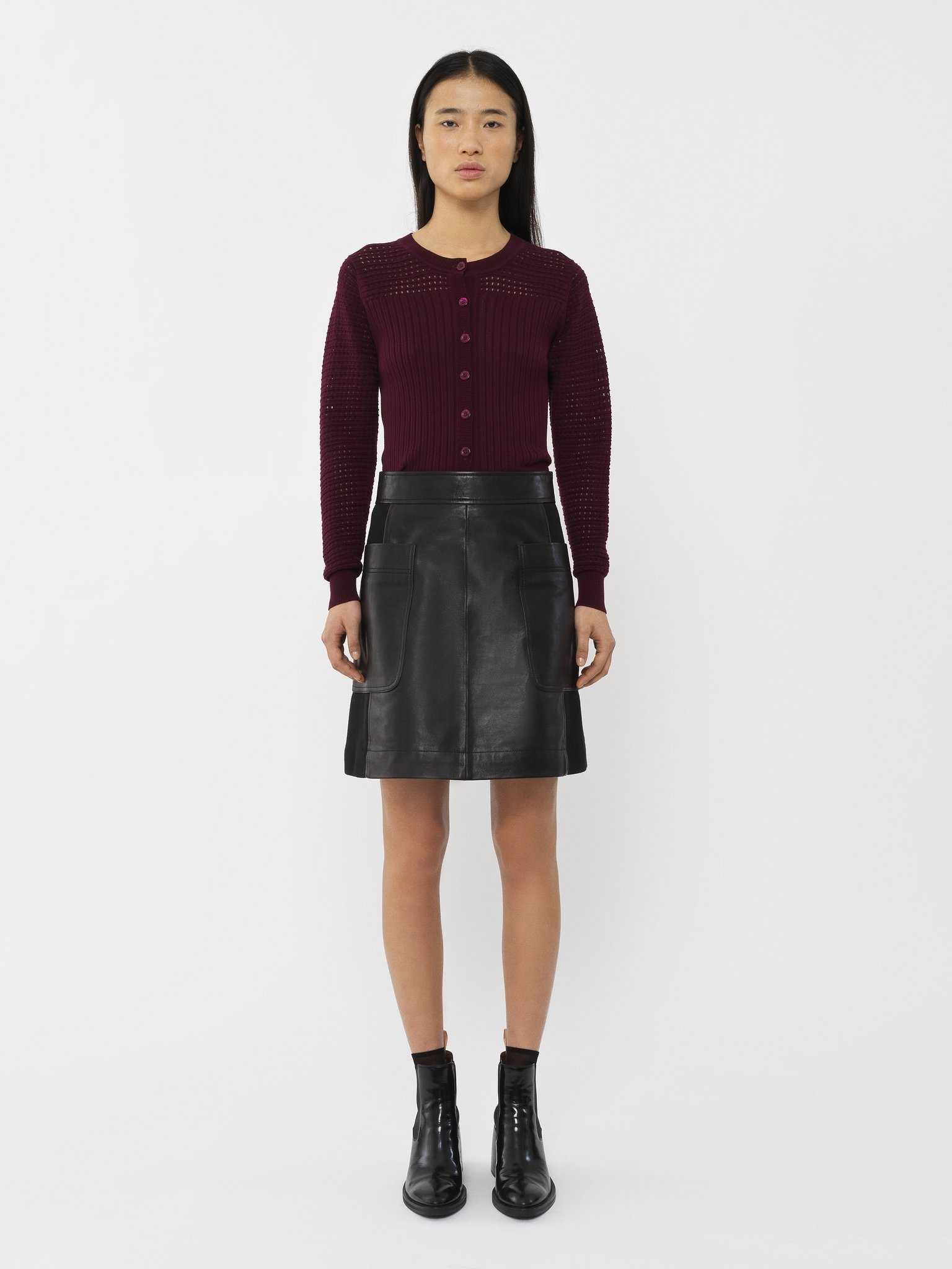 OPEN-STITCH CARDIGAN - 5