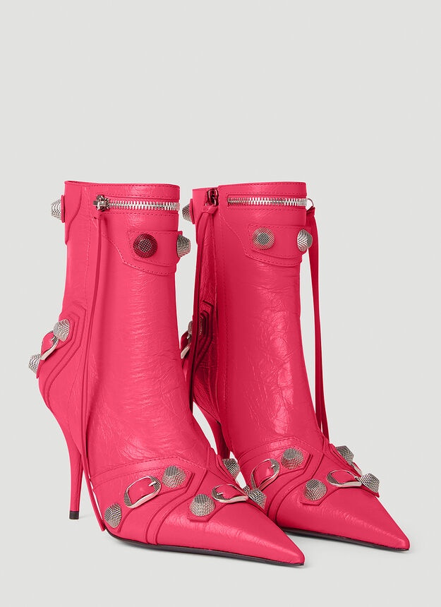 Balenciaga Cagole 90mm Knee-high Boots - Red