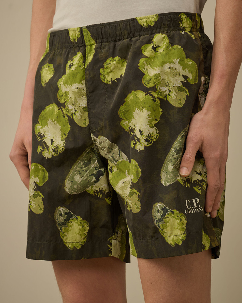 Flatt Nylon Flower Printed Swim Shorts 5
