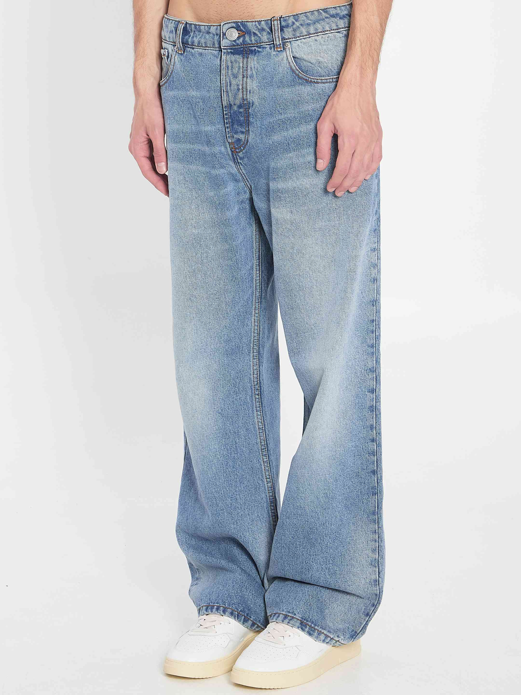 Ami Paris Men Large Fit Jeans - 2