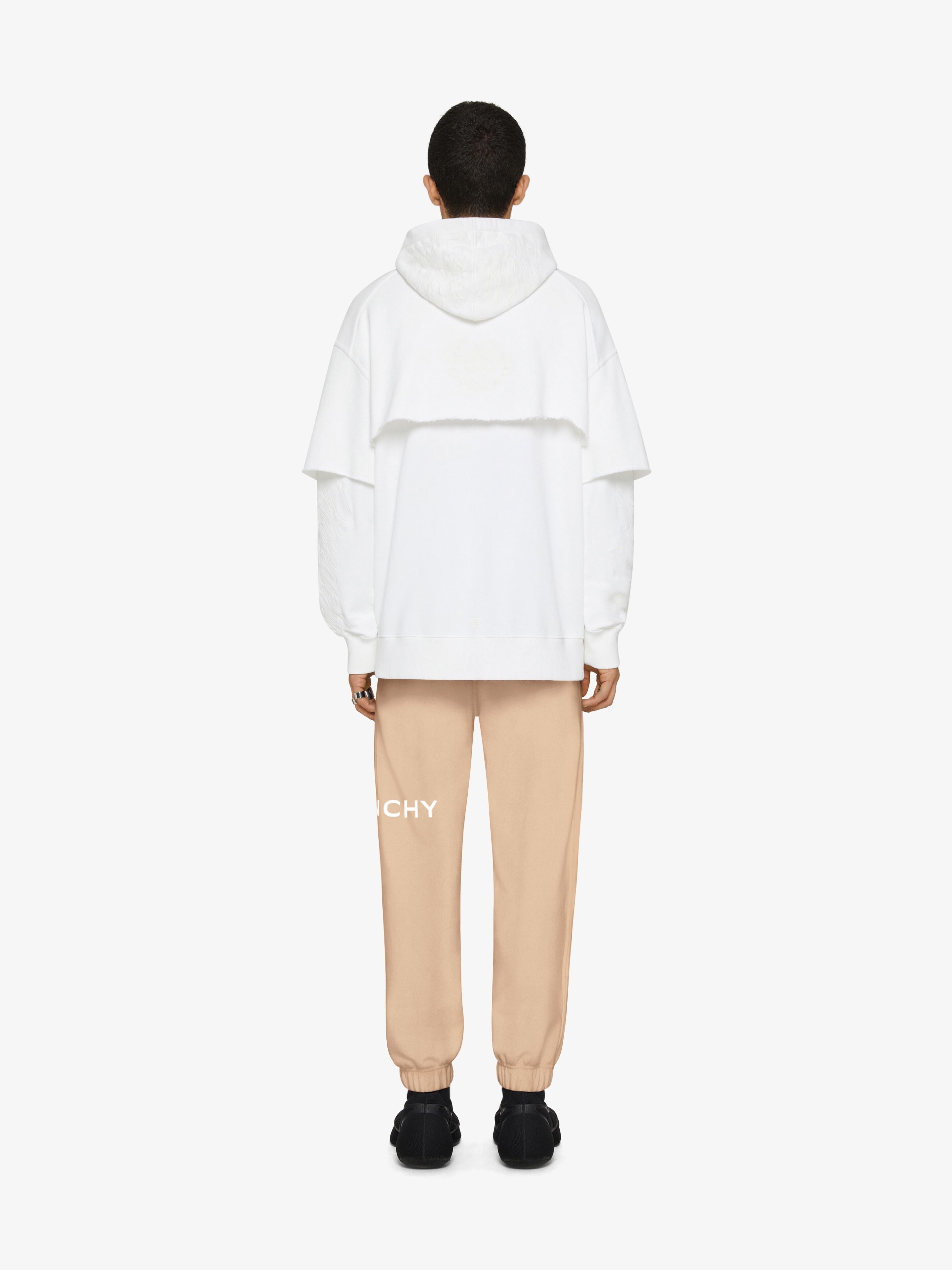 GIVENCHY ARCHETYPE SLIM FIT JOGGER PANTS IN FLEECE - 4