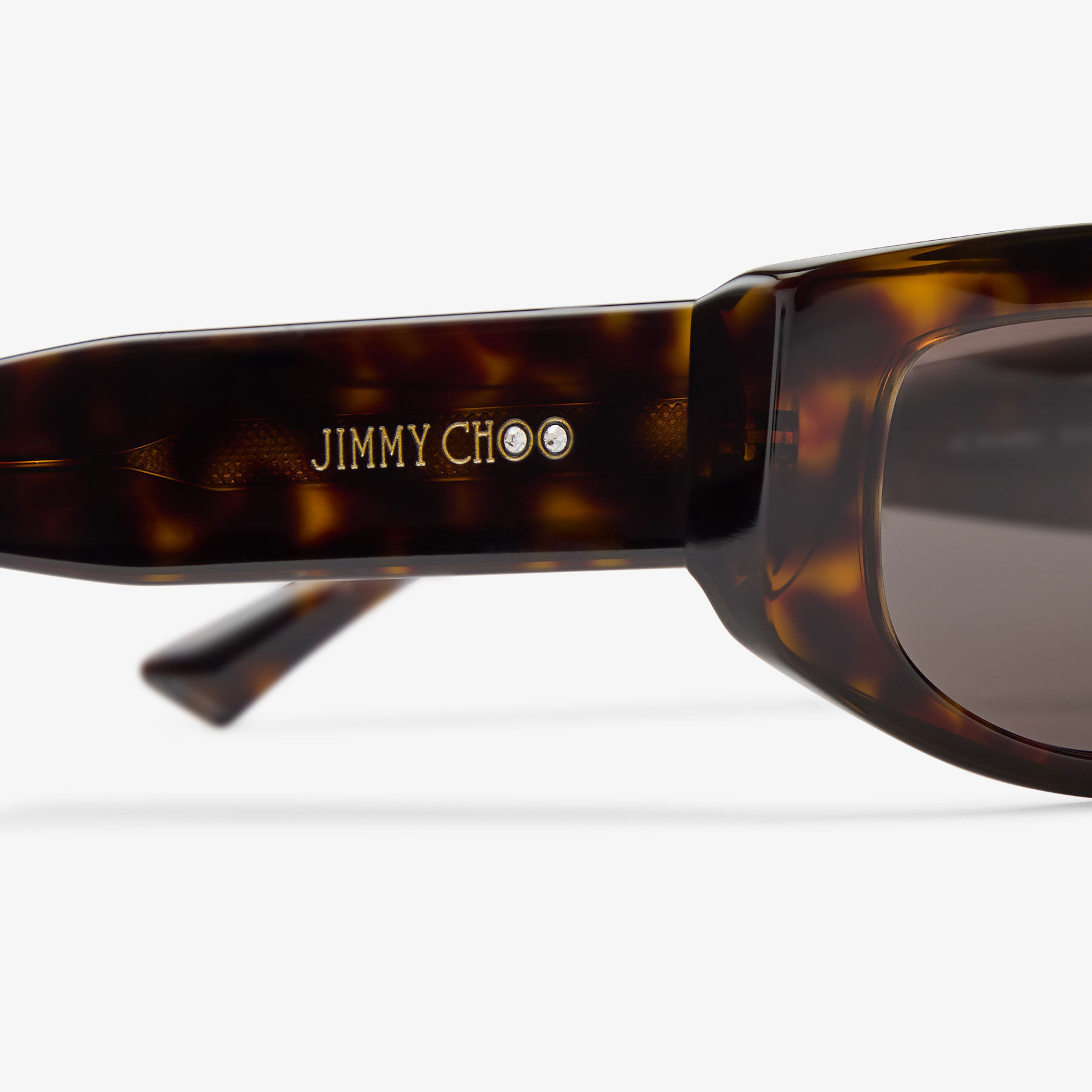 Uma
Dark Brown Havana Geometric Sunglasses - 3