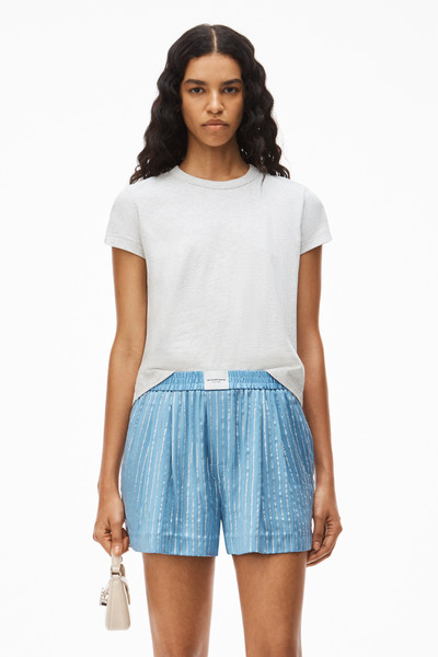 Alexander Wang SHRUNKEN TEE IN HIGH TWIST JERSEY outlook