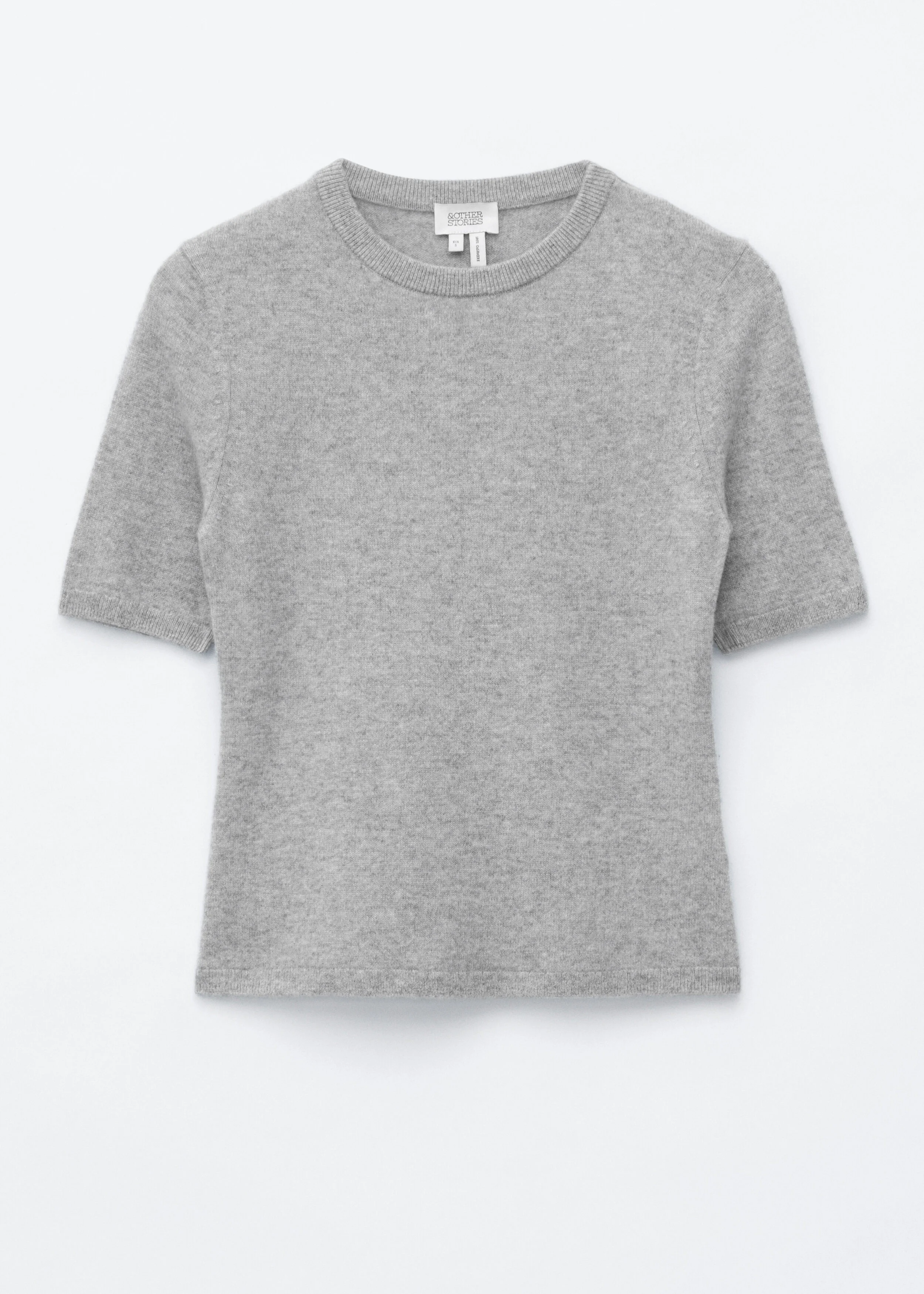 Short-Sleeve Cashmere Top - 1