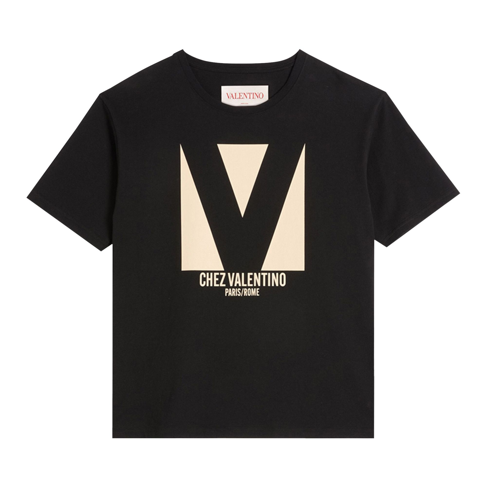Valentino Chez Valentino Print T-Shirt 'Black' - 1