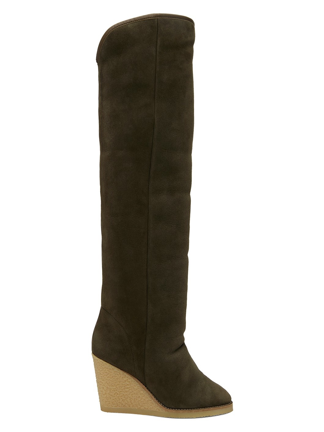Khaki Tilin Tall Boots - 1