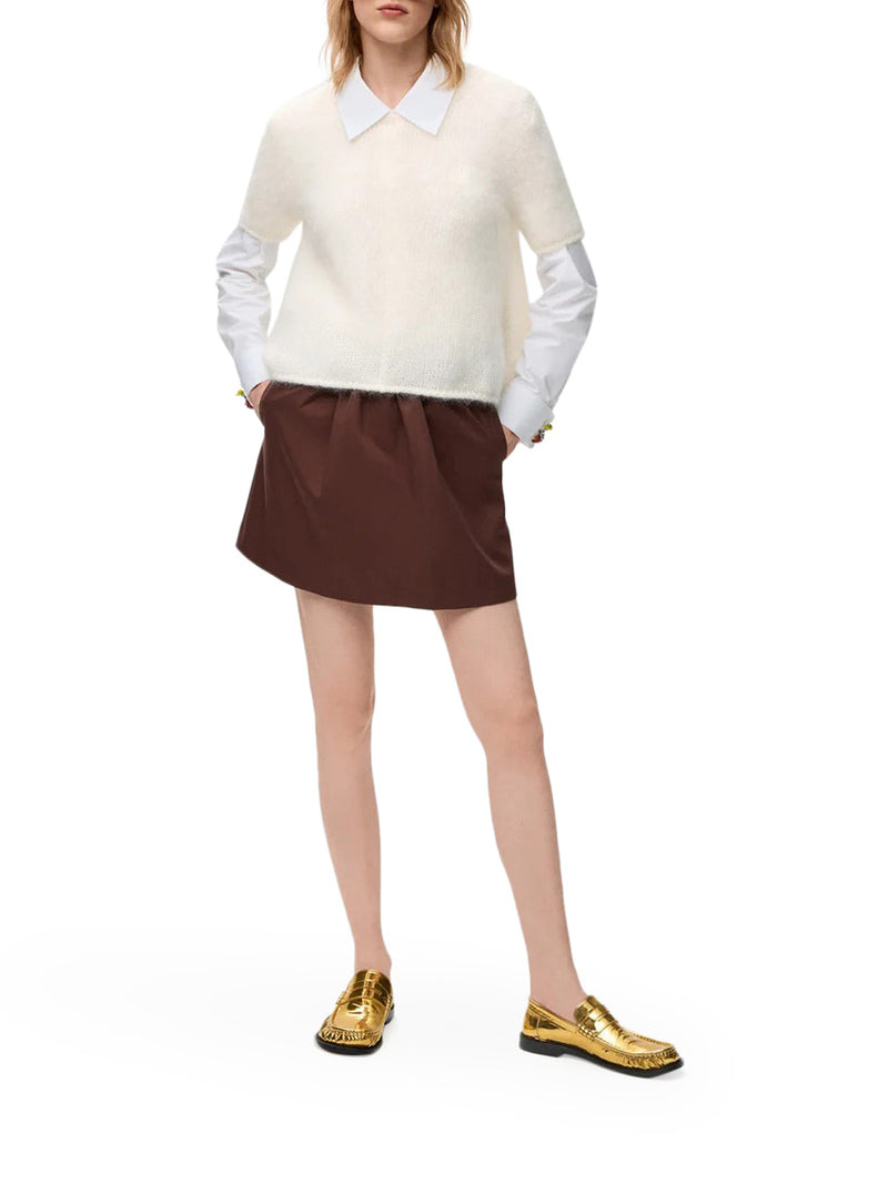 Loewe Women Mohair Blend Short-Sleeved Sweater - 2