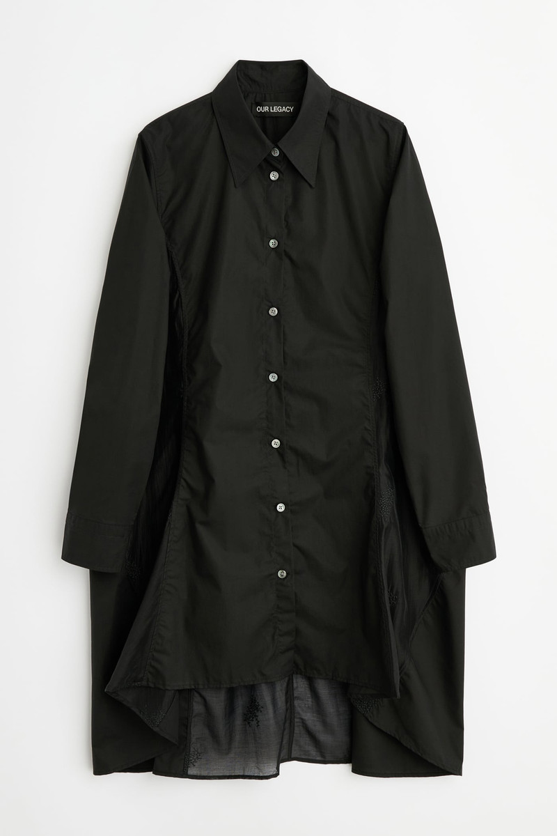 Flux Shirt Void Black Fine Poplin 1