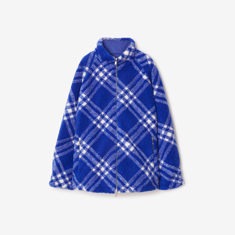Check Fleece Reversible Jacket 1
