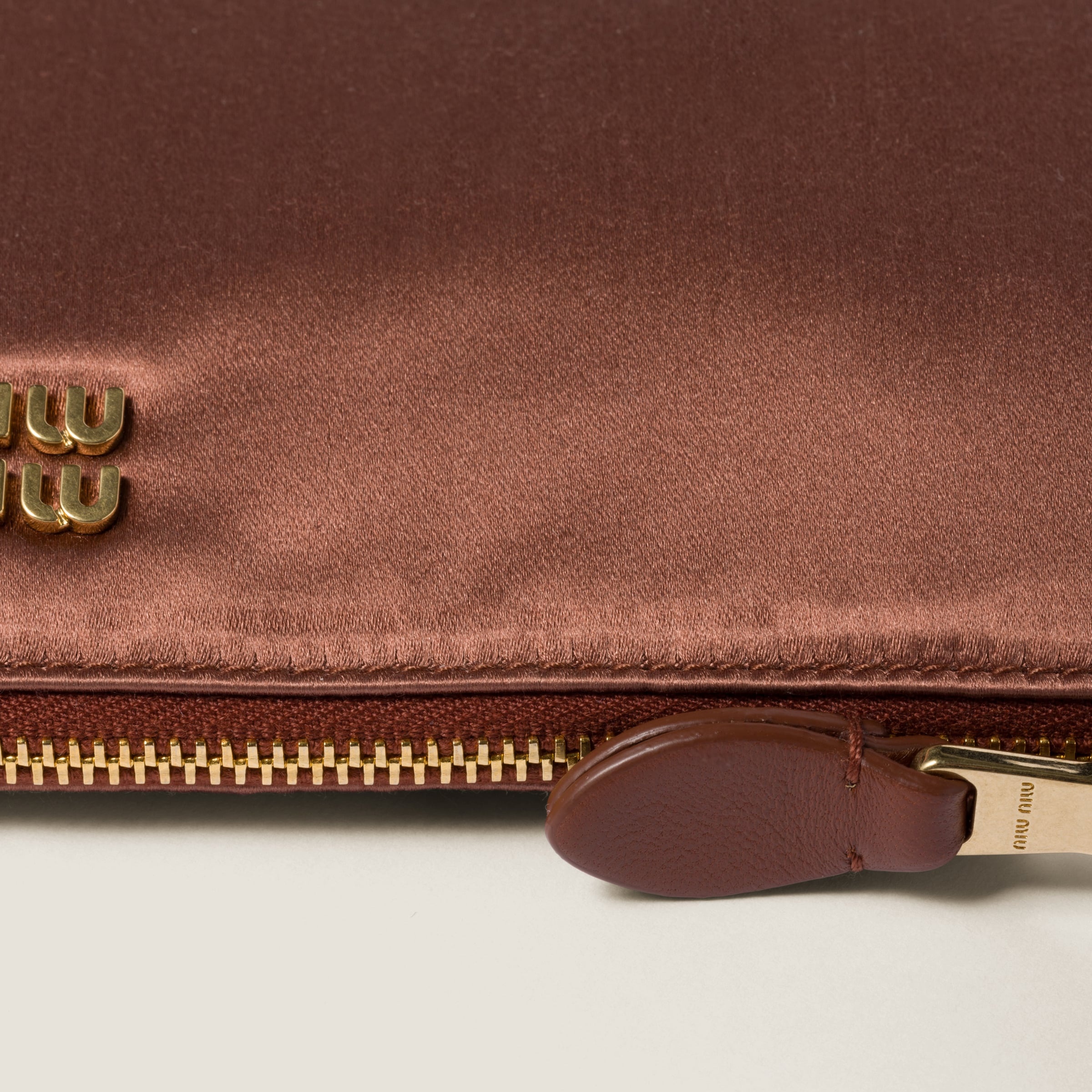 Miu Miu Satin mini pouch | REVERSIBLE