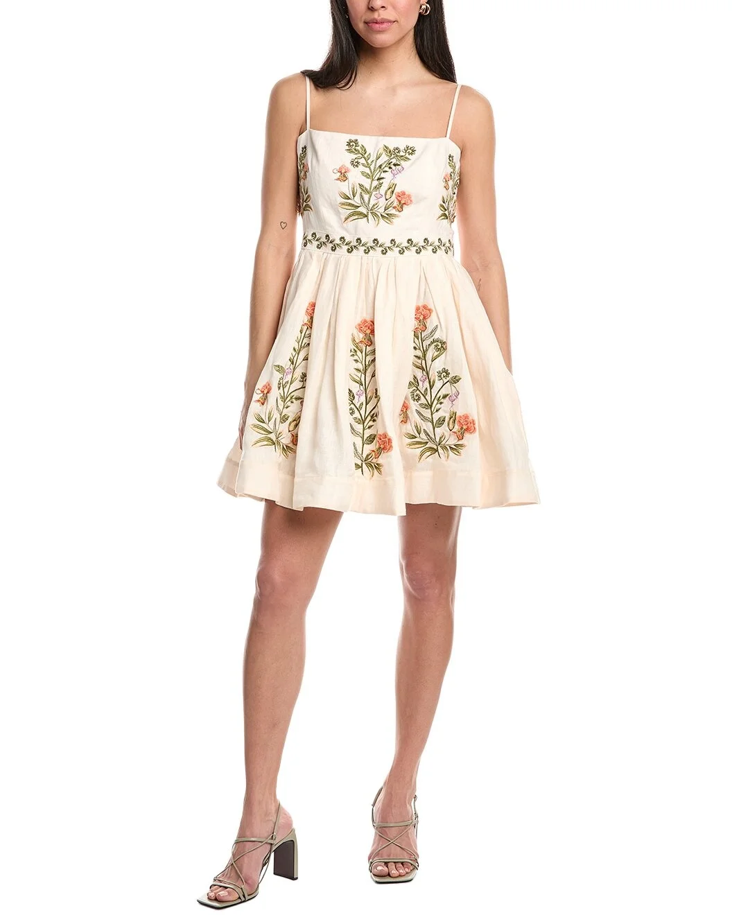 Agua by Agua Bendita Linen Mini Dress - 1