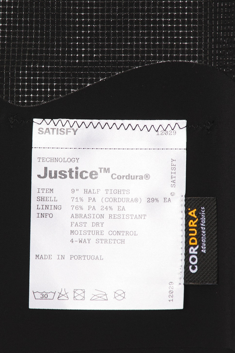 SATISFY Justice Cordura 9" Half Tights outlook
