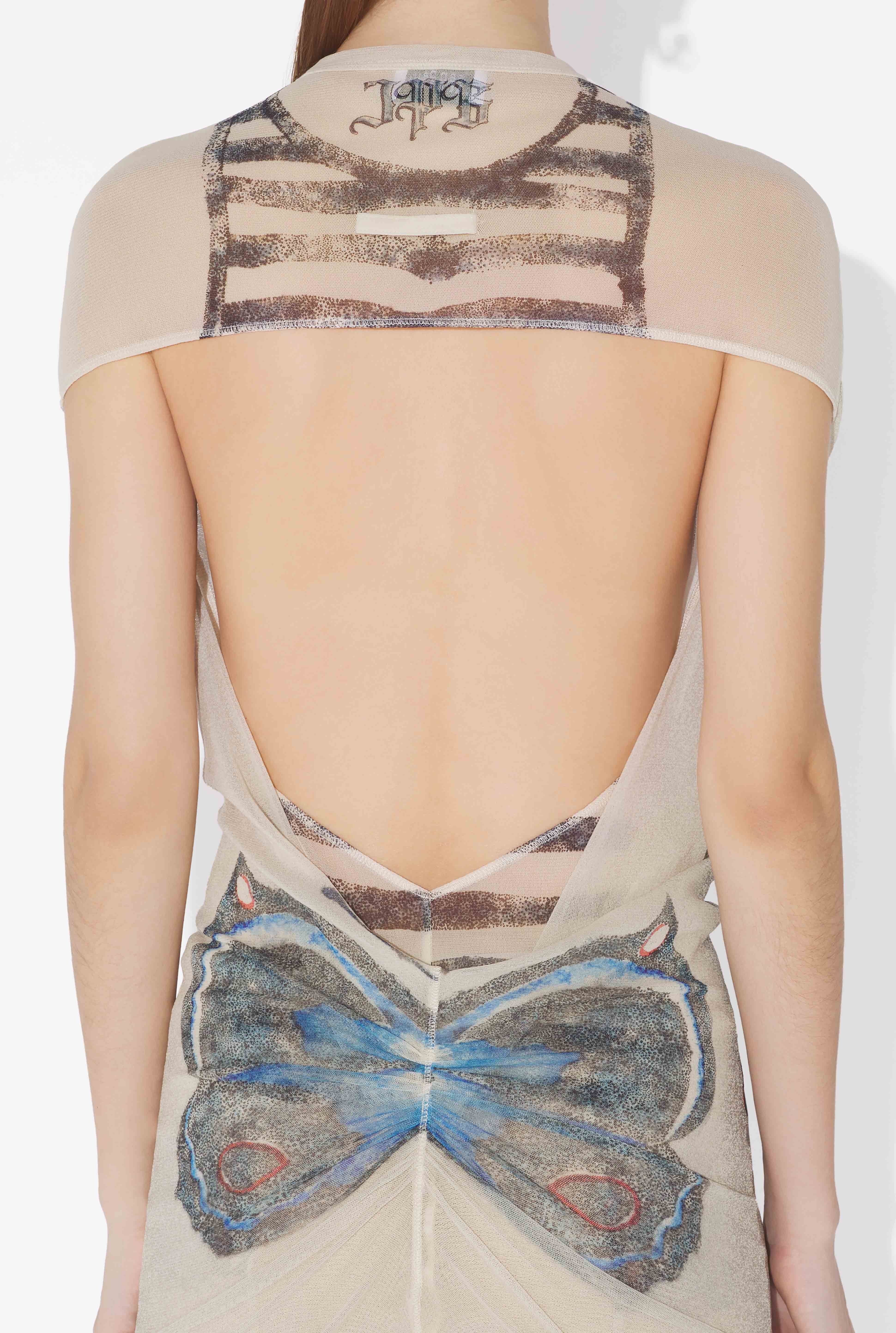 THE SHORT “TATTOO ROSE AND BIRD” DRESS - 5