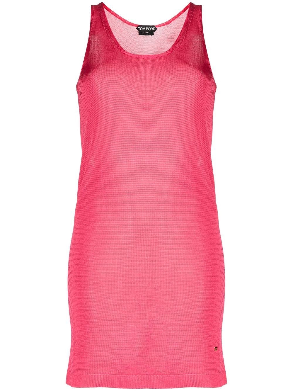 knitted sleeveless dress - 1