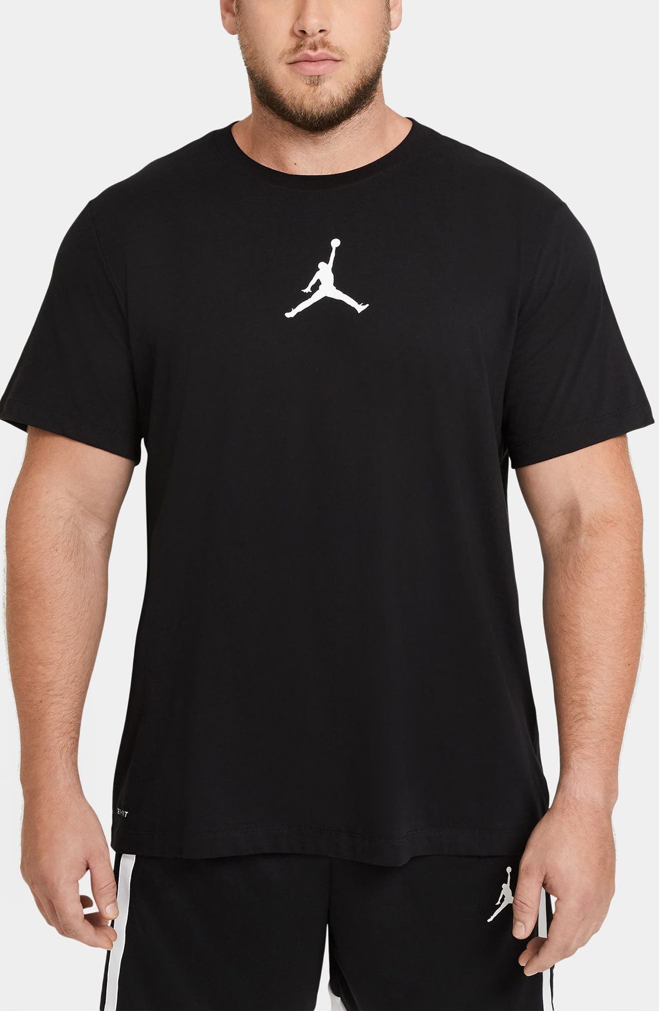 Jordan Jumpman Performance Graphic T-Shirt in Black/White at Nordstrom - 3