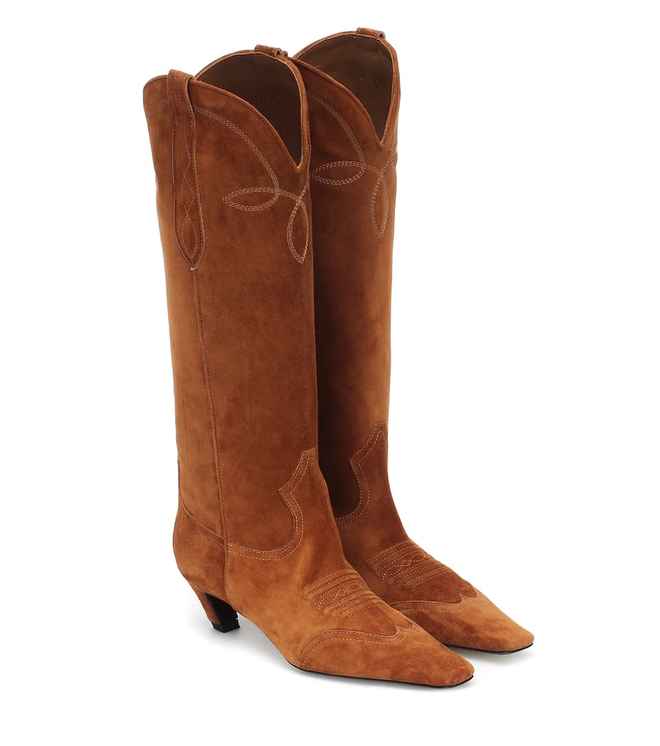 Dallas suede Western boots - 1