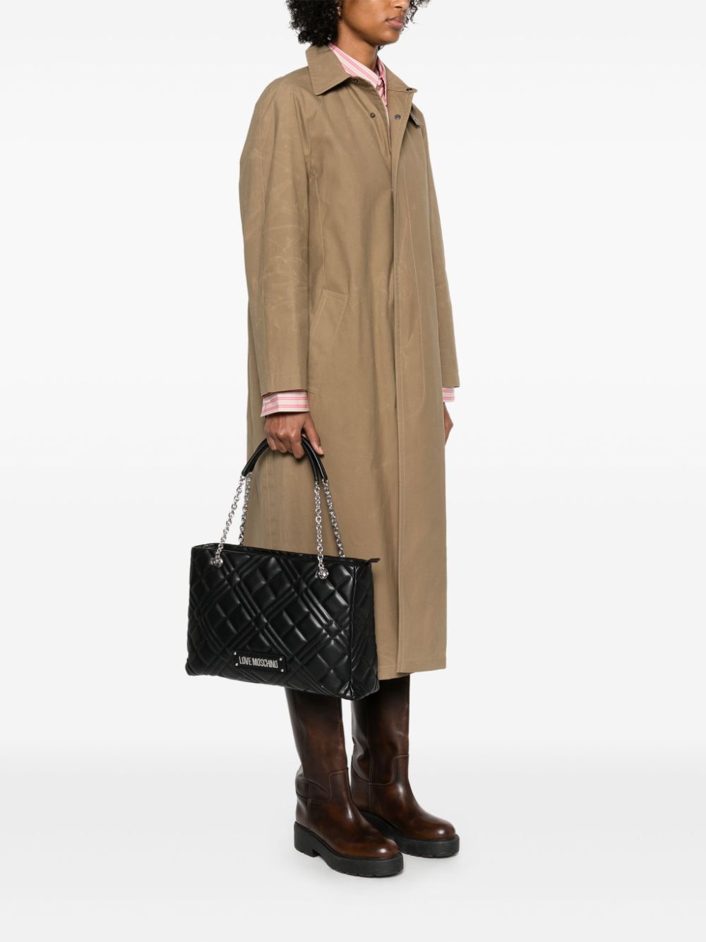 quilted tote bag - 2