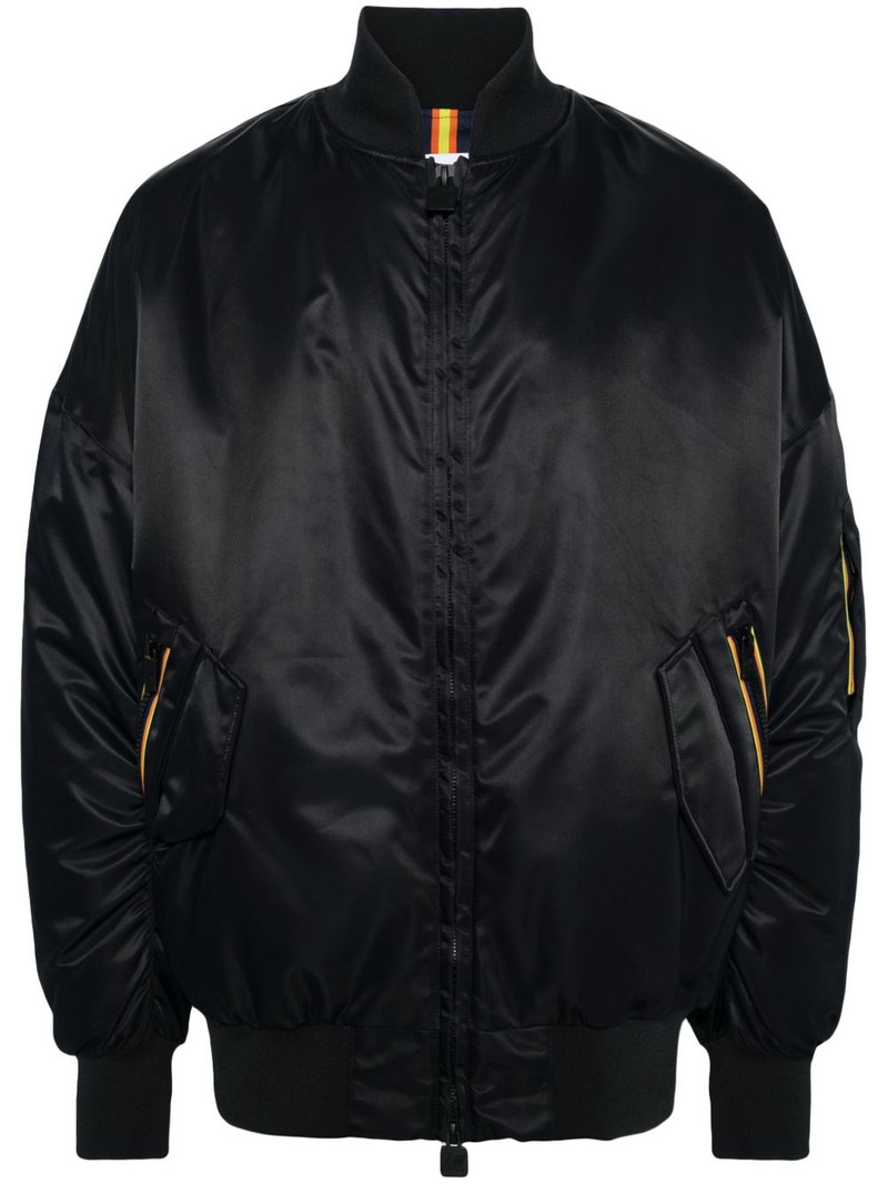 Londony satin-finish bomber jacket 1