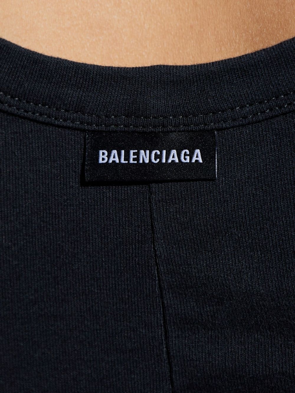 logo-patch dress - 5