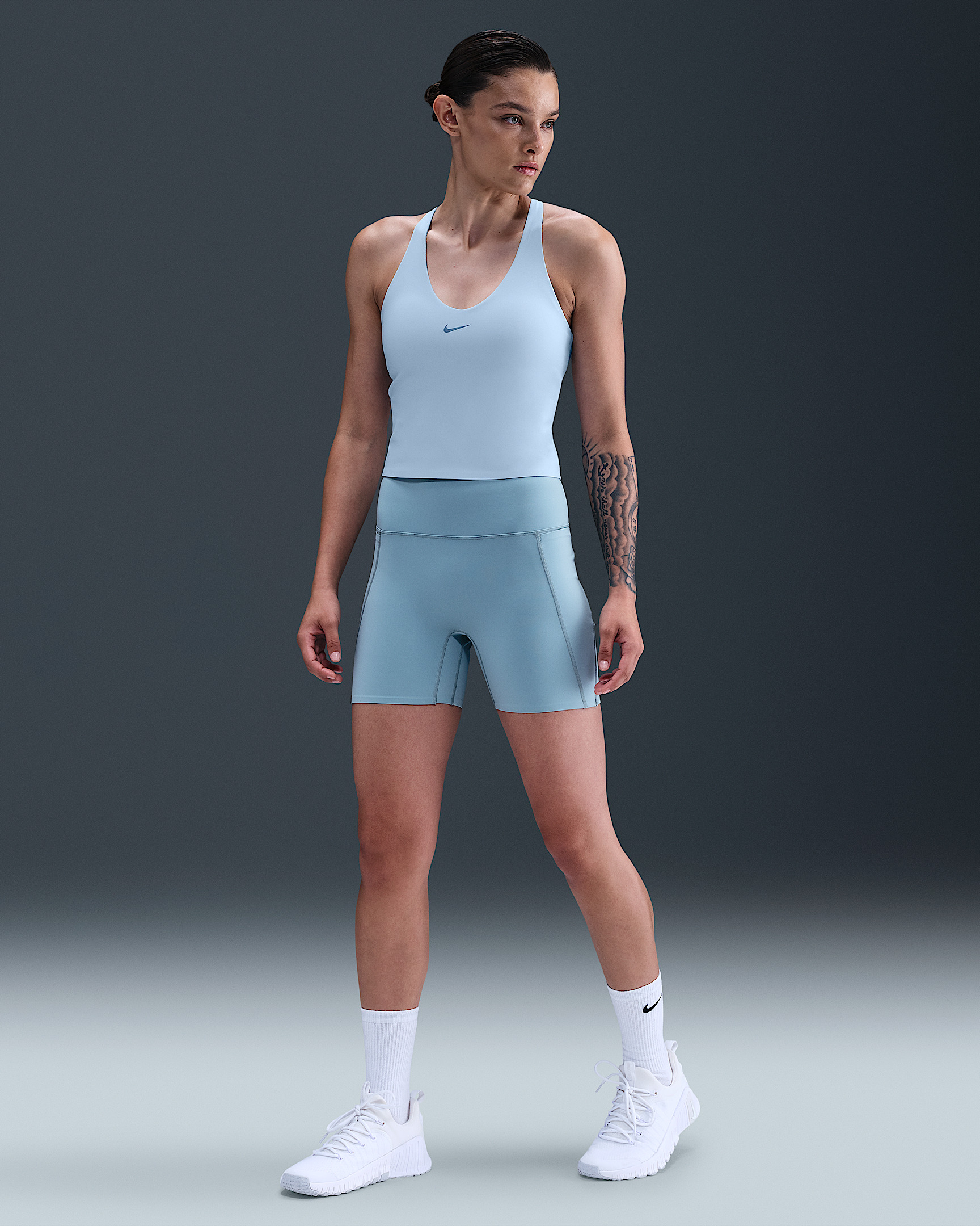 Nike Universa Women's Medium-Support Padded Sports Bra Tank - 4