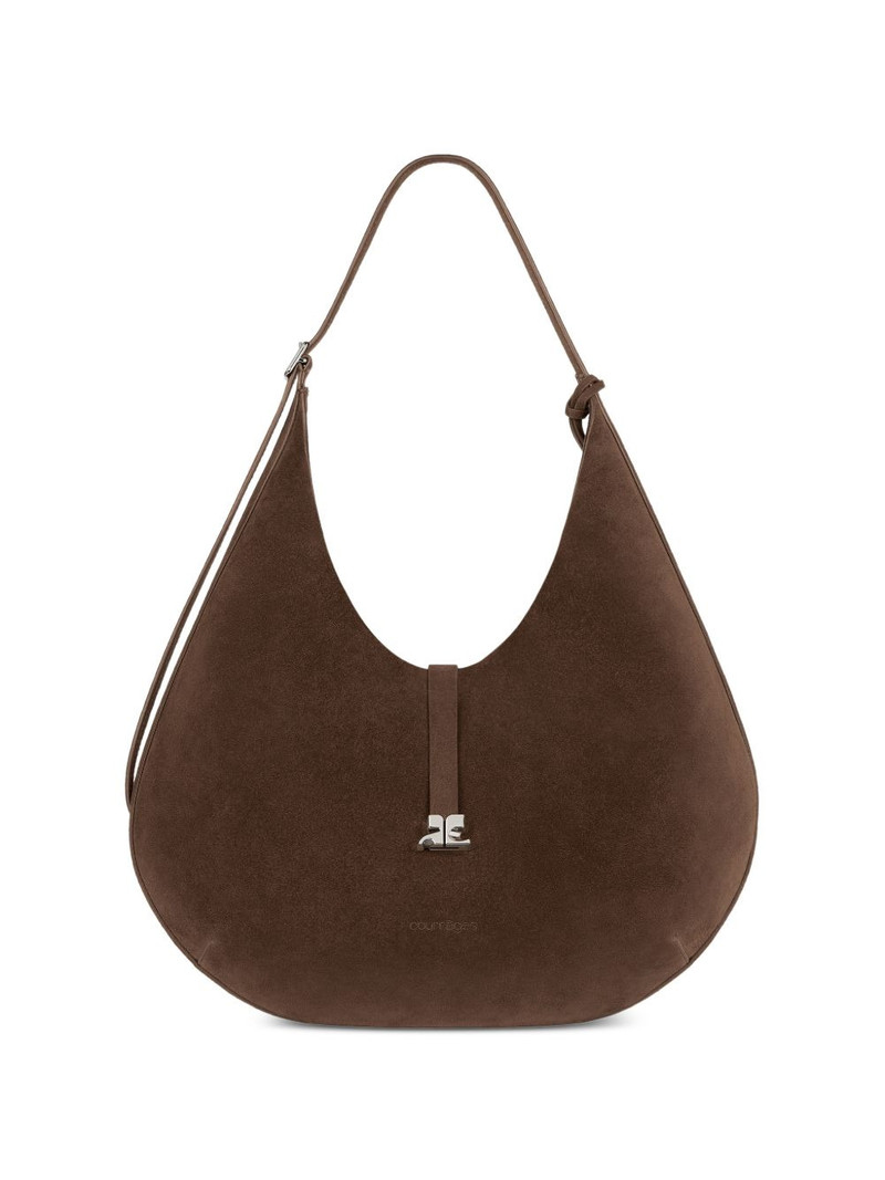 logo-plaque shoulder bag 1
