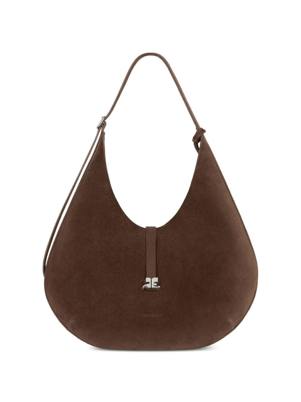 logo-plaque shoulder bag - 1