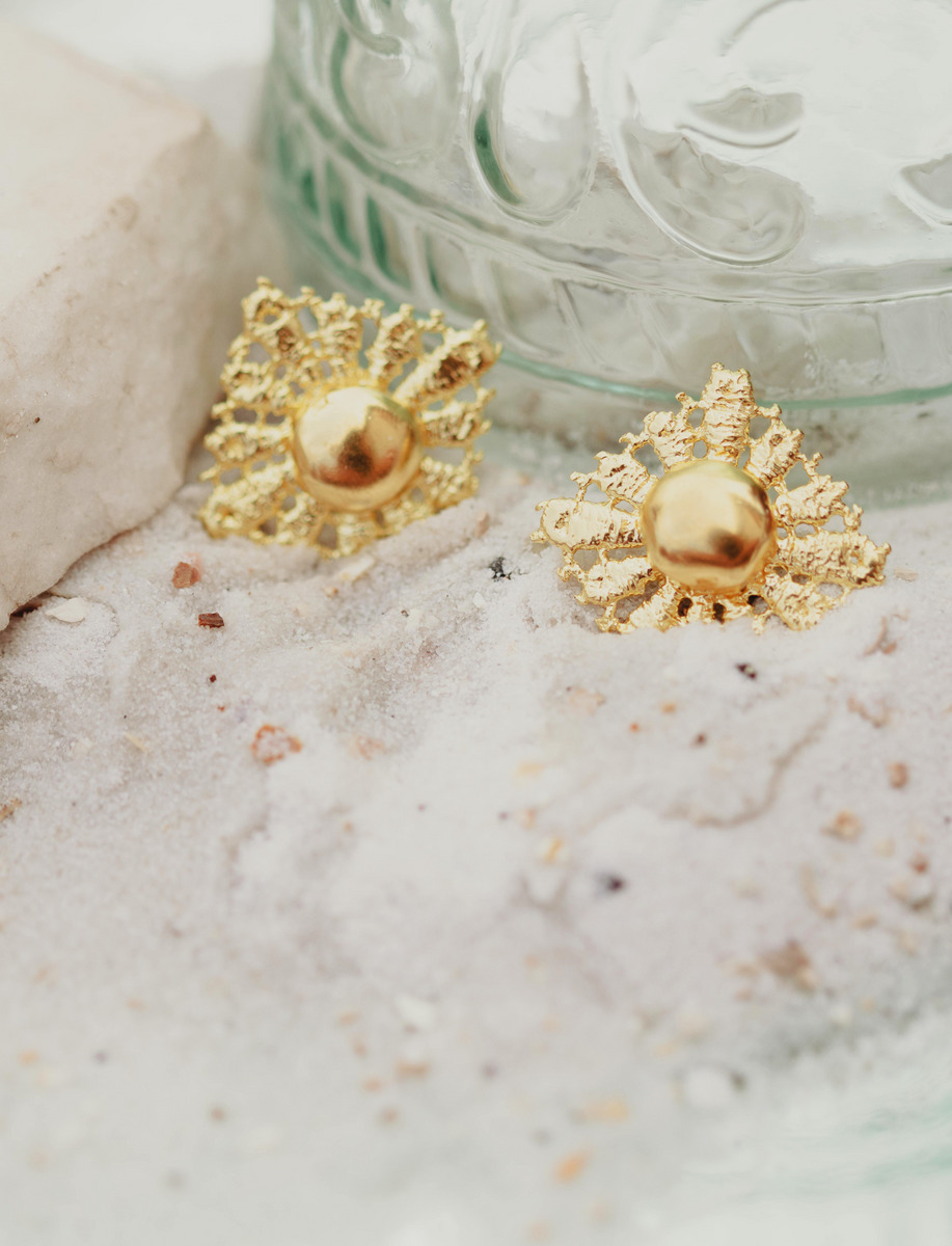 Square Stardust Earrings - 3