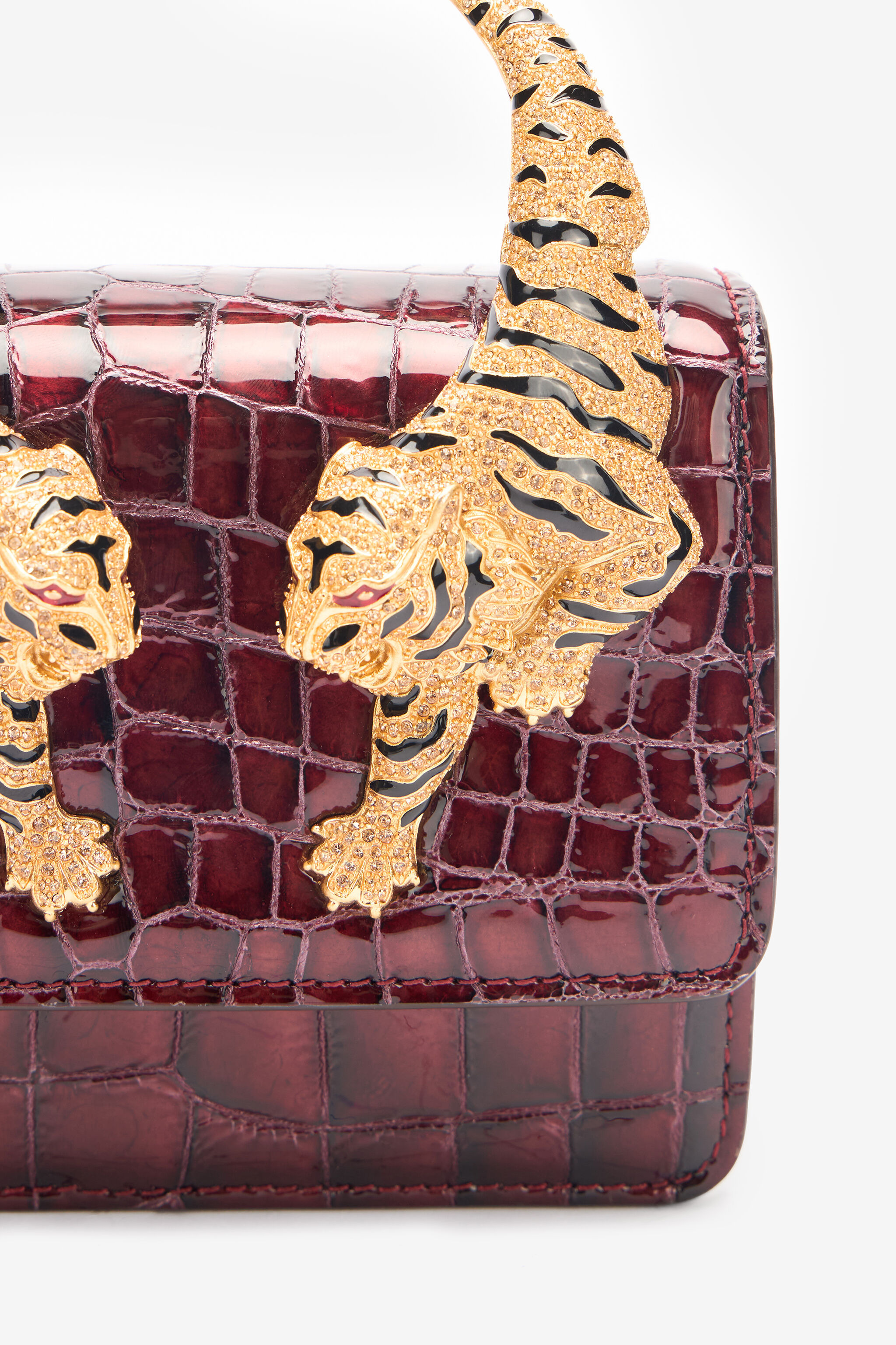 Crocodile-Print Roar Bag - 5