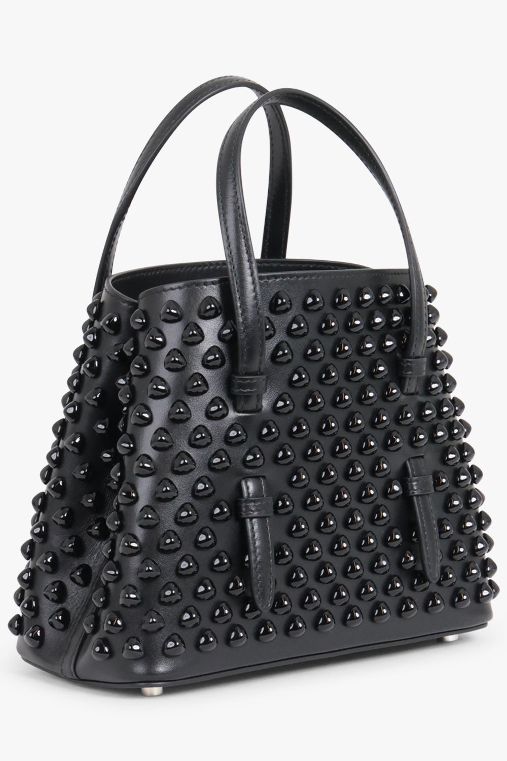 MINA 20 STUD EMBELLISHED MINI BAG | BLACK - 5