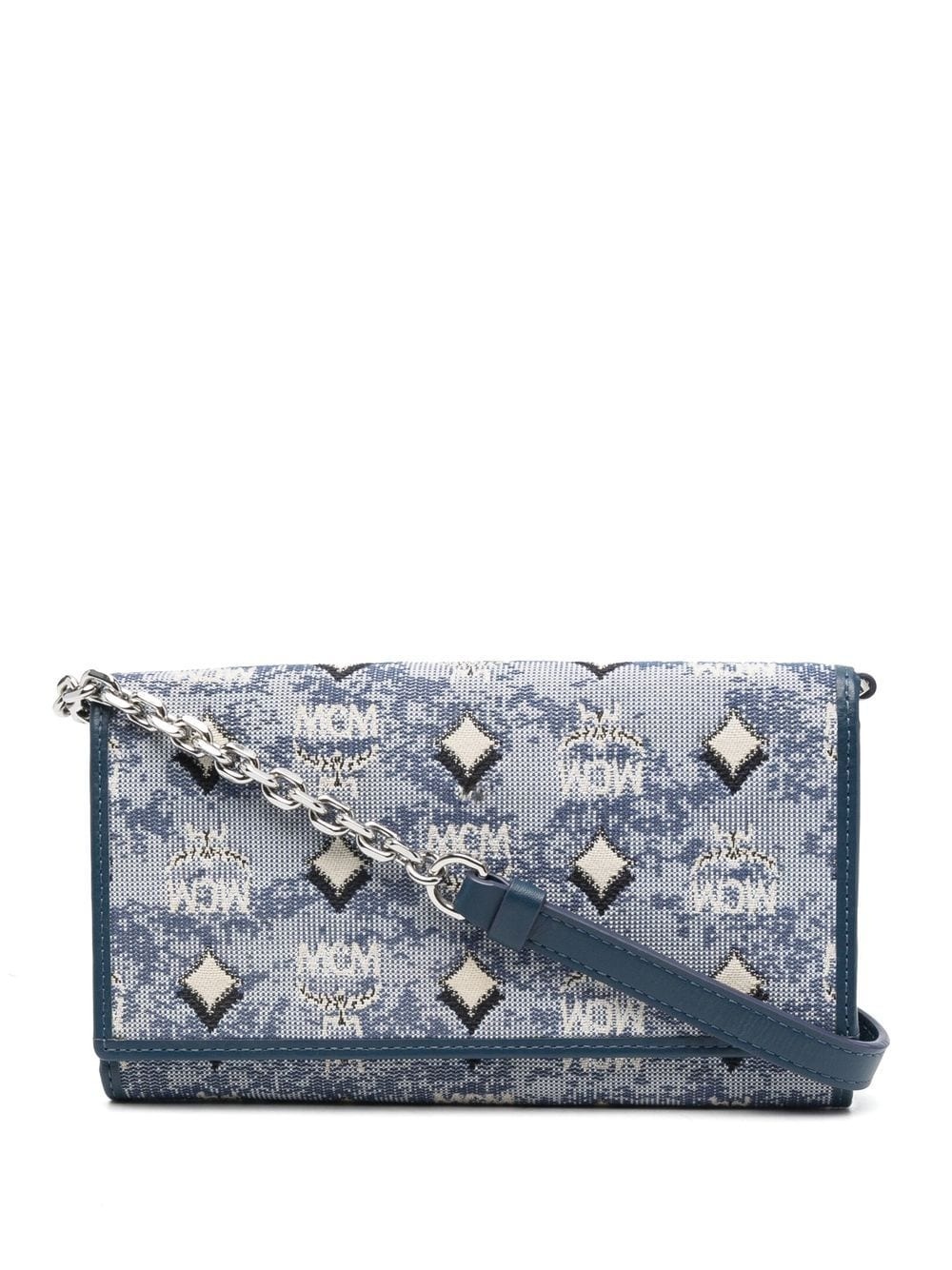 logo-jacquard crossbody bag - 1