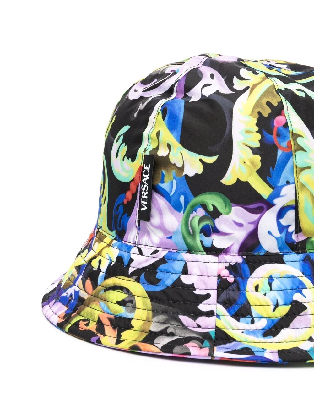 baroque-print bucket hat - 2