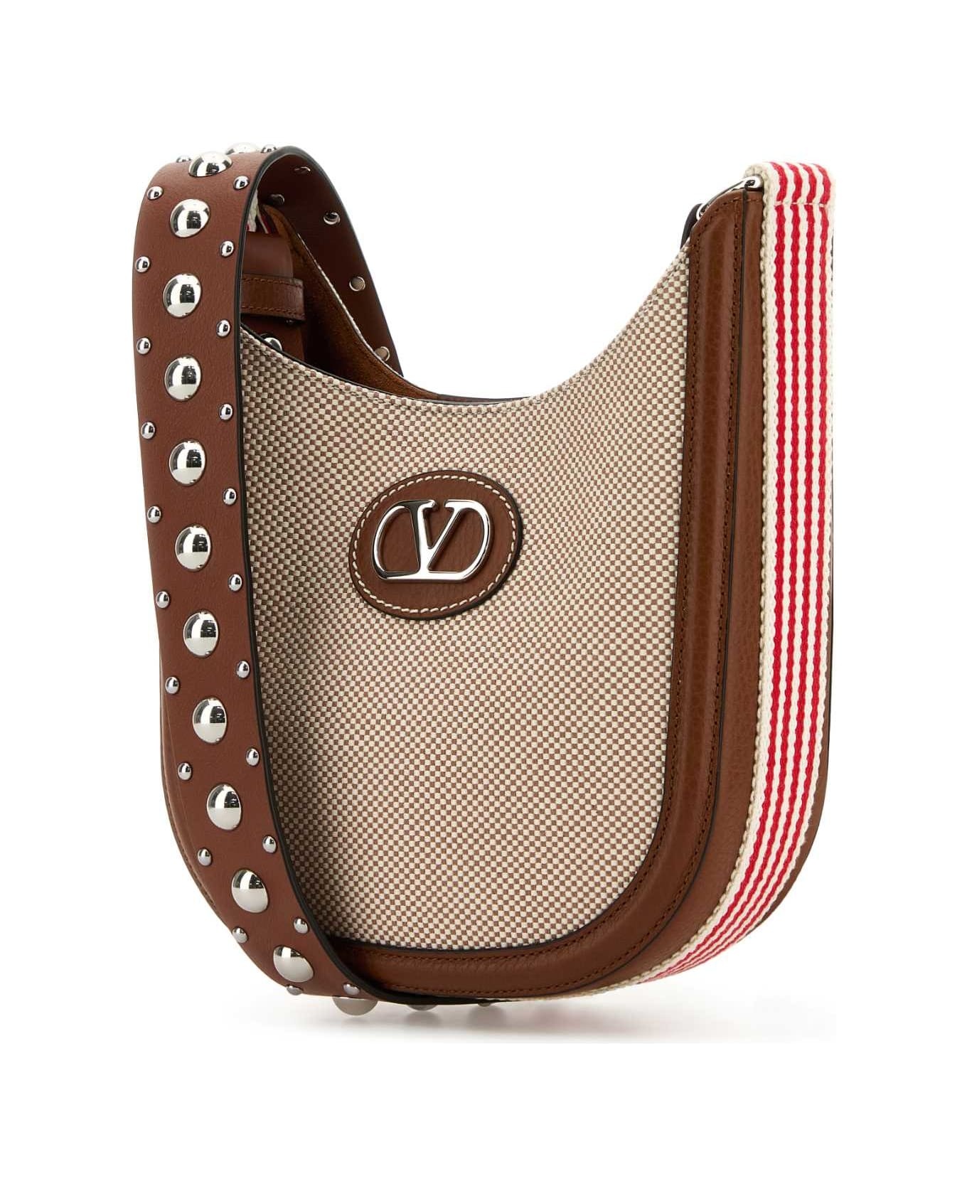 Two-tone Canvas Vlogo Signature Crossbody Bag - 2