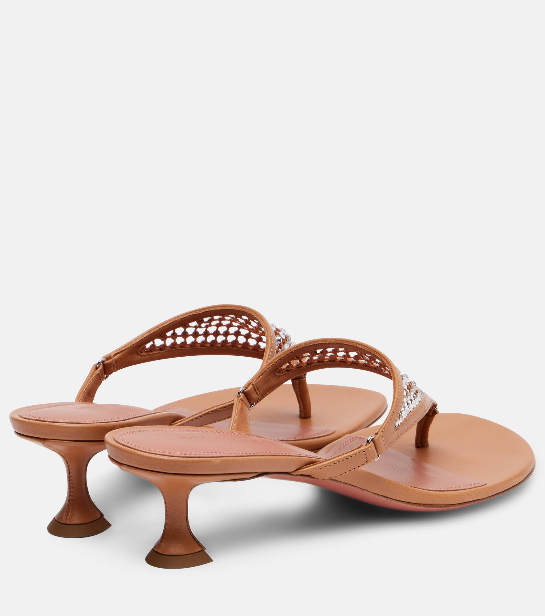 Cameron 45 embellished thong sandals - 2