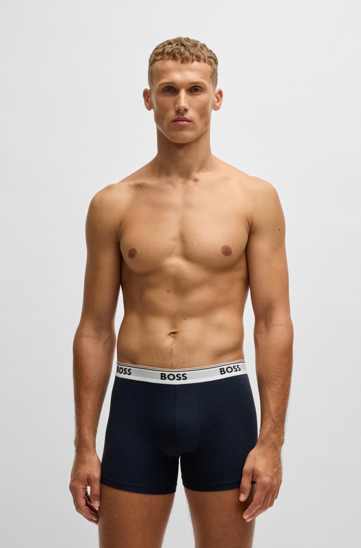 THREE-PACK OF STRETCH COTTON BOXER BRIEFS - 2