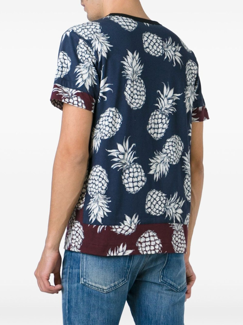 pineapple-print T-shirt 4