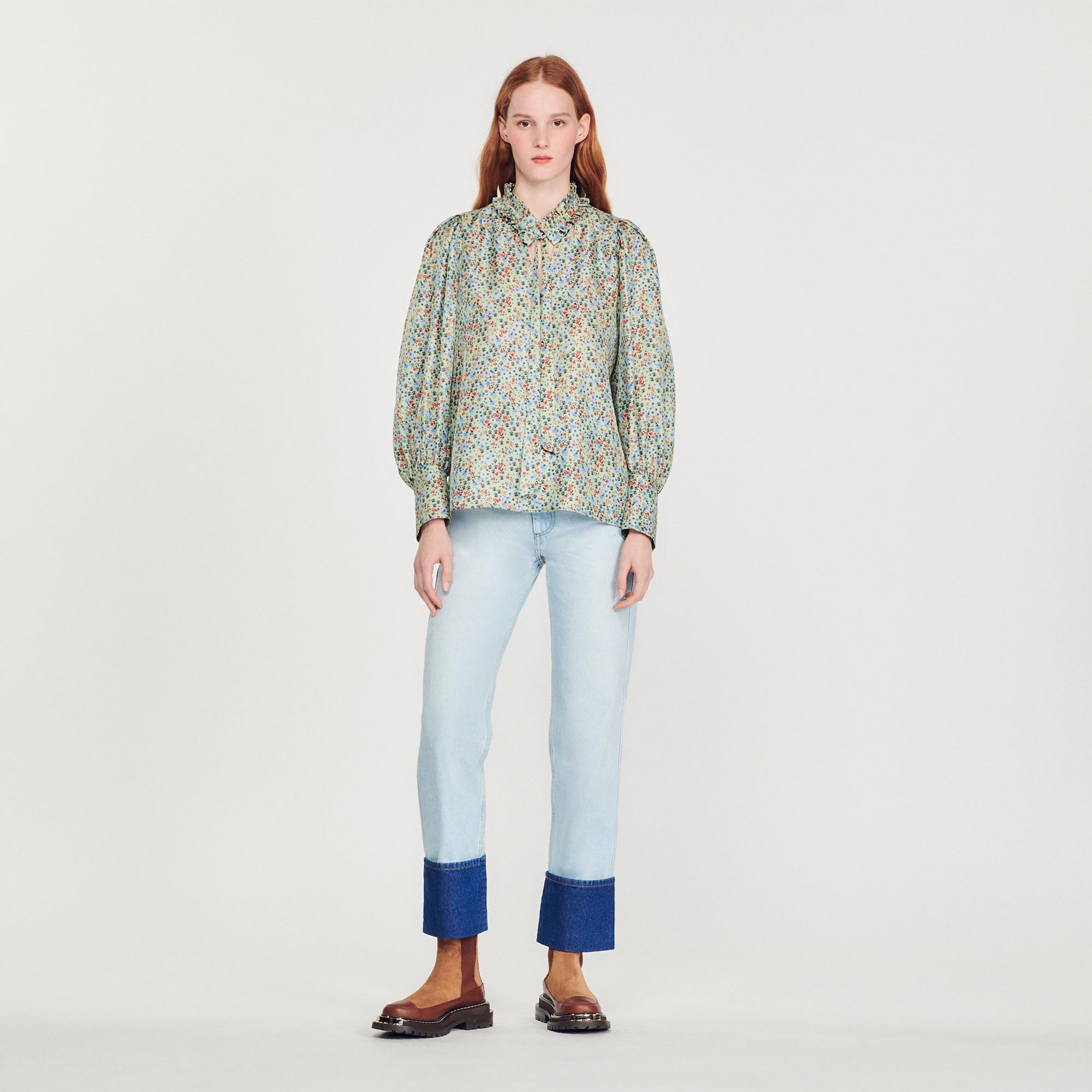 Flowing blouse with Liberty Flower print - 3