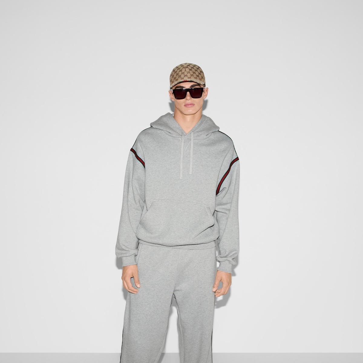 Cotton jersey hooded sweatshirt - 3