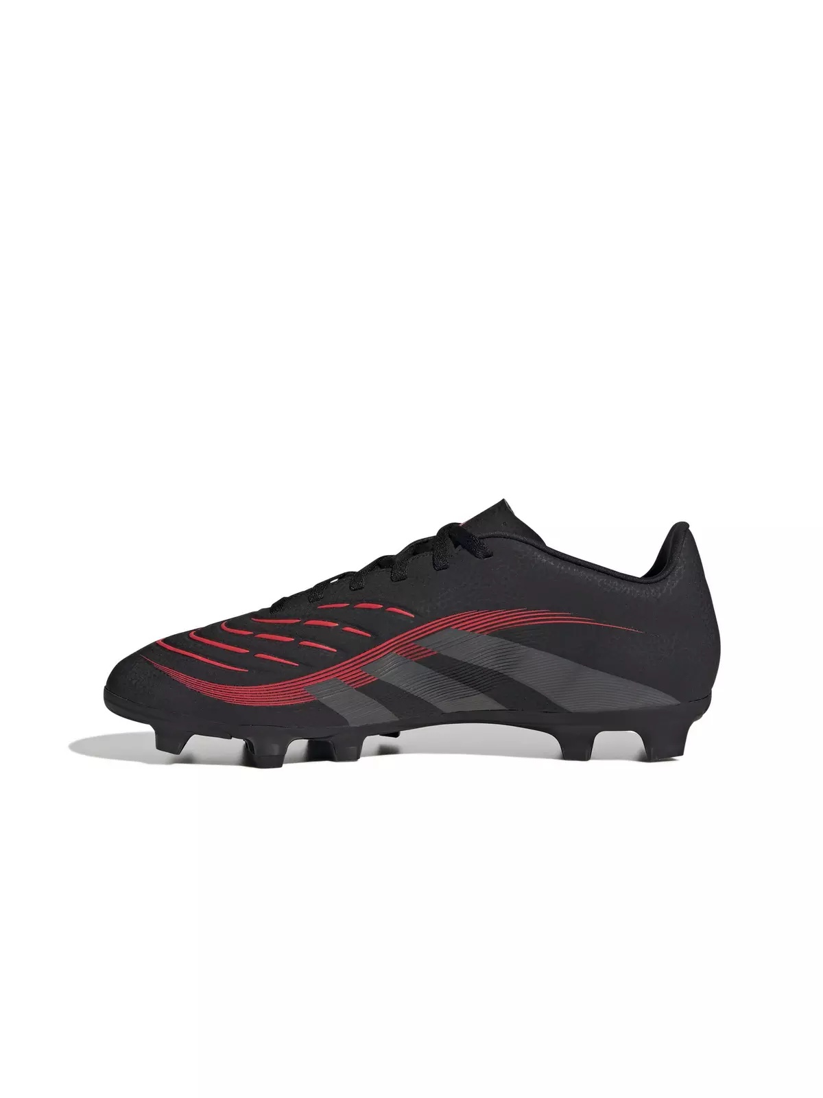 Predator Club MG "Core Black/Grey Four/Lucid Red" Unisex Soccer Cleat - 2