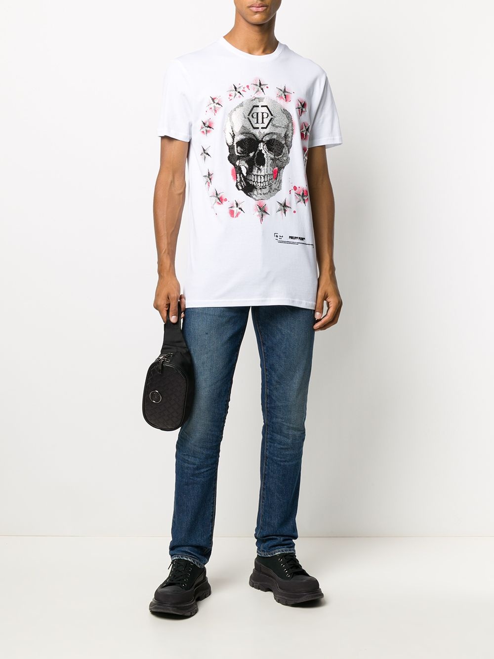 Skull logo print T-shirt - 2